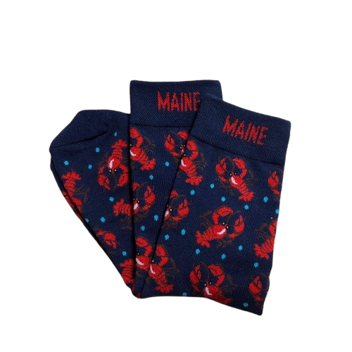 Maine Lobster Printed Socks image 0