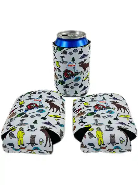 Maine Can Koozie image 0